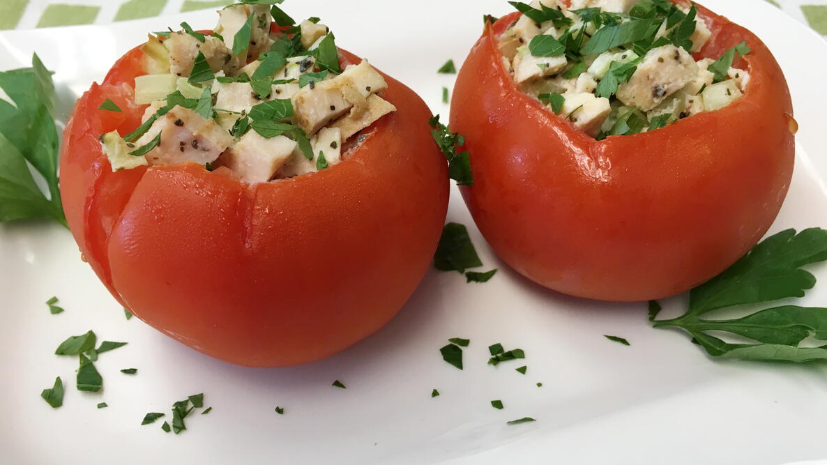 Chicken-Stuffed Tomatoes