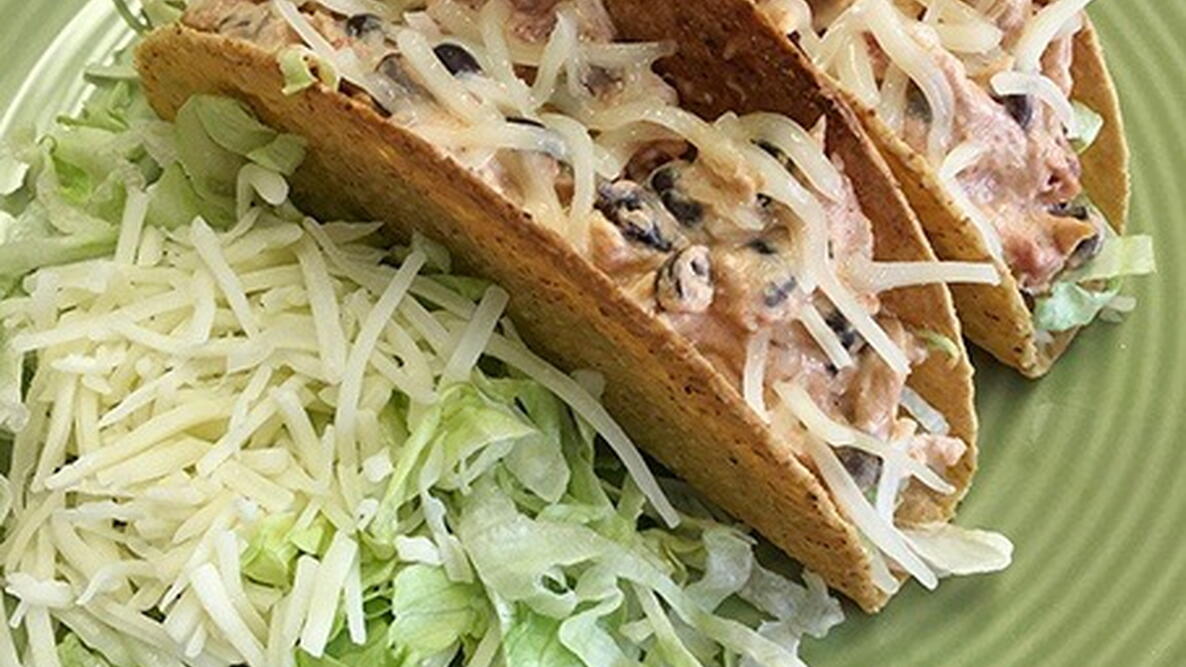 Creamy Slow Cooker Chicken Tacos
