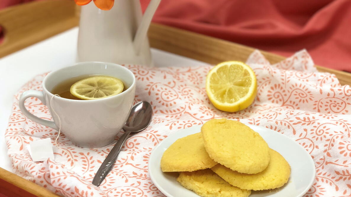 Lemon Cornmeal Cookies