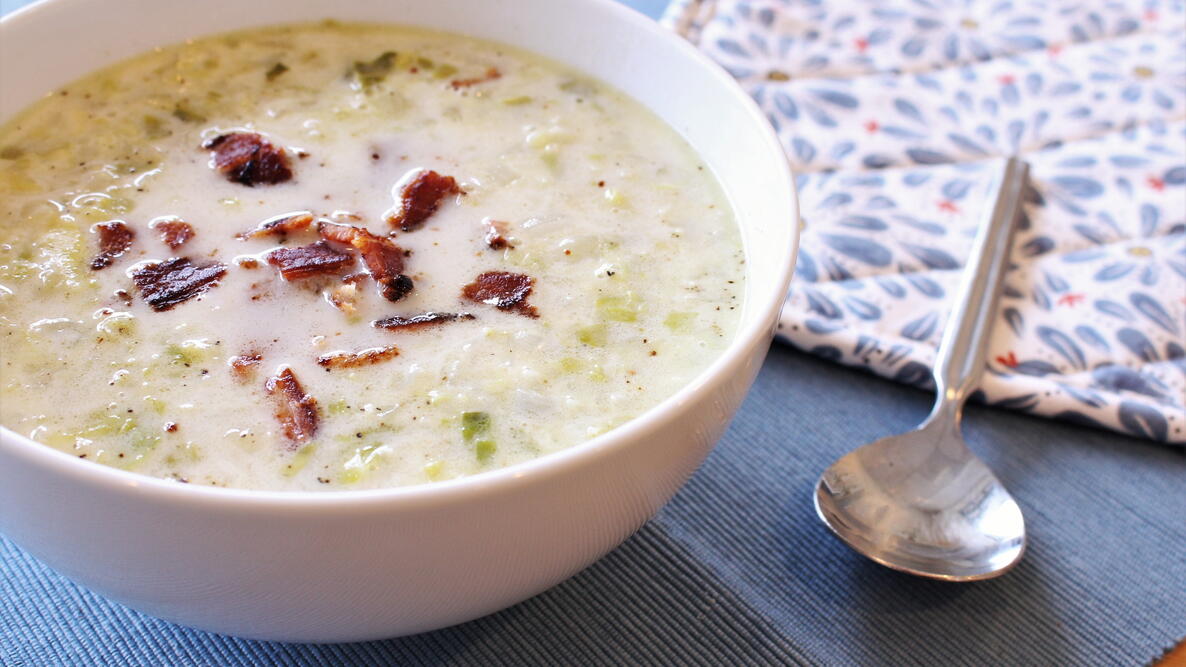 Cream of Brussels Sprouts Soup