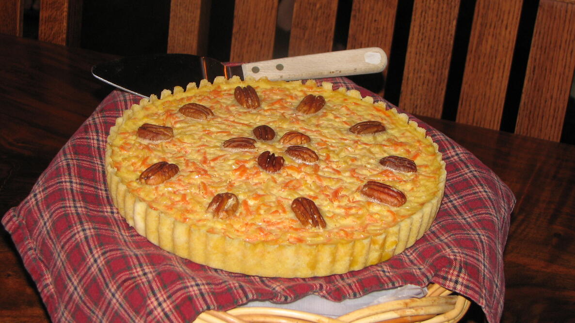 Parsnip and Carrot Tart 