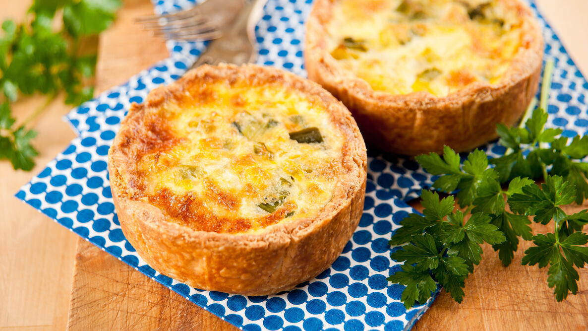 Individual Party Quiches