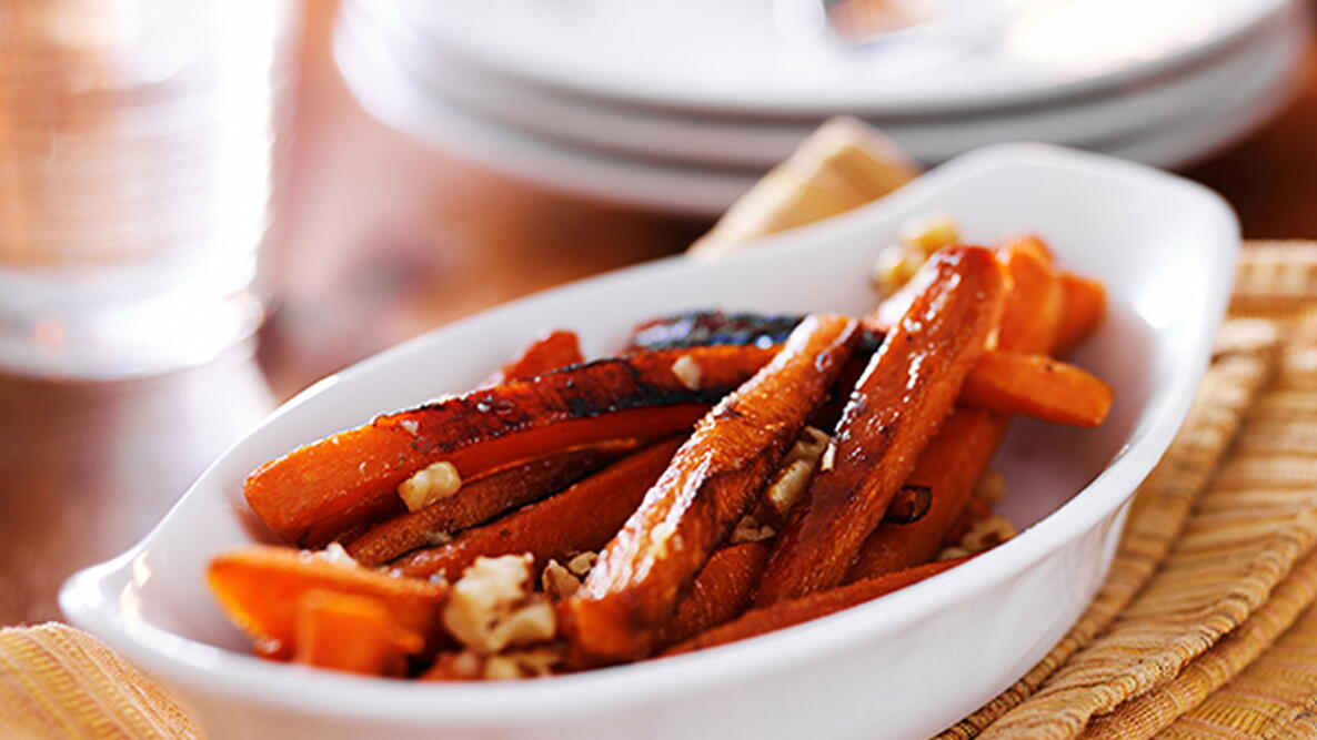 Maple-Orange Glazed Vegetables