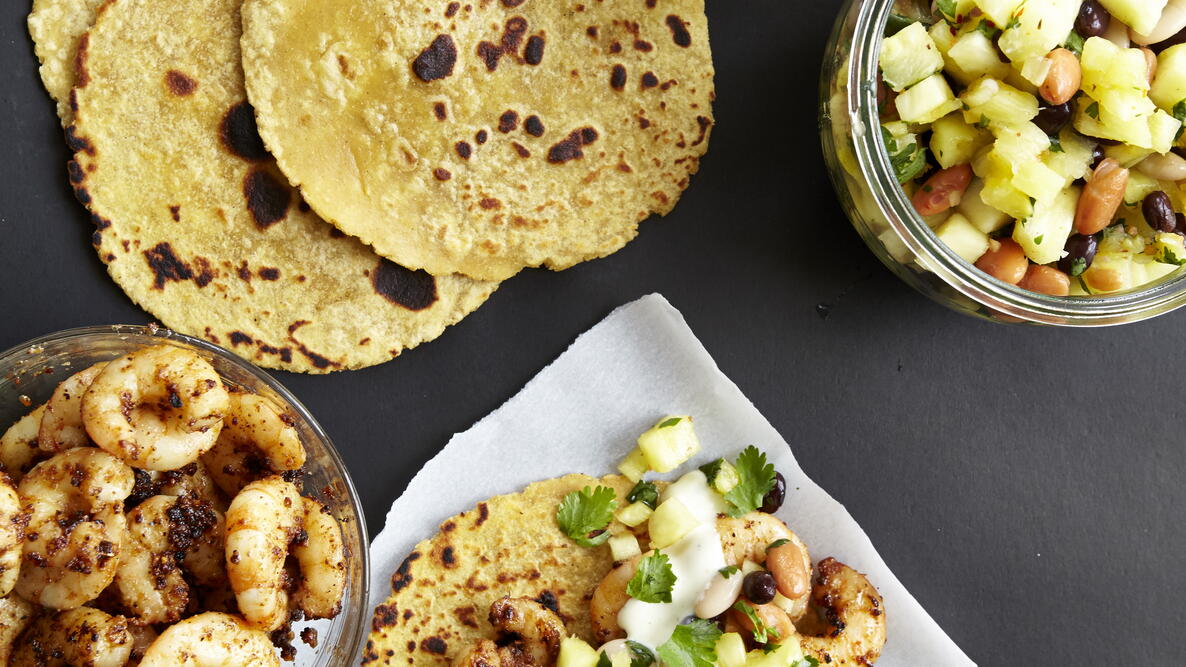 Best-Ever Hawaiian Shrimp Tacos