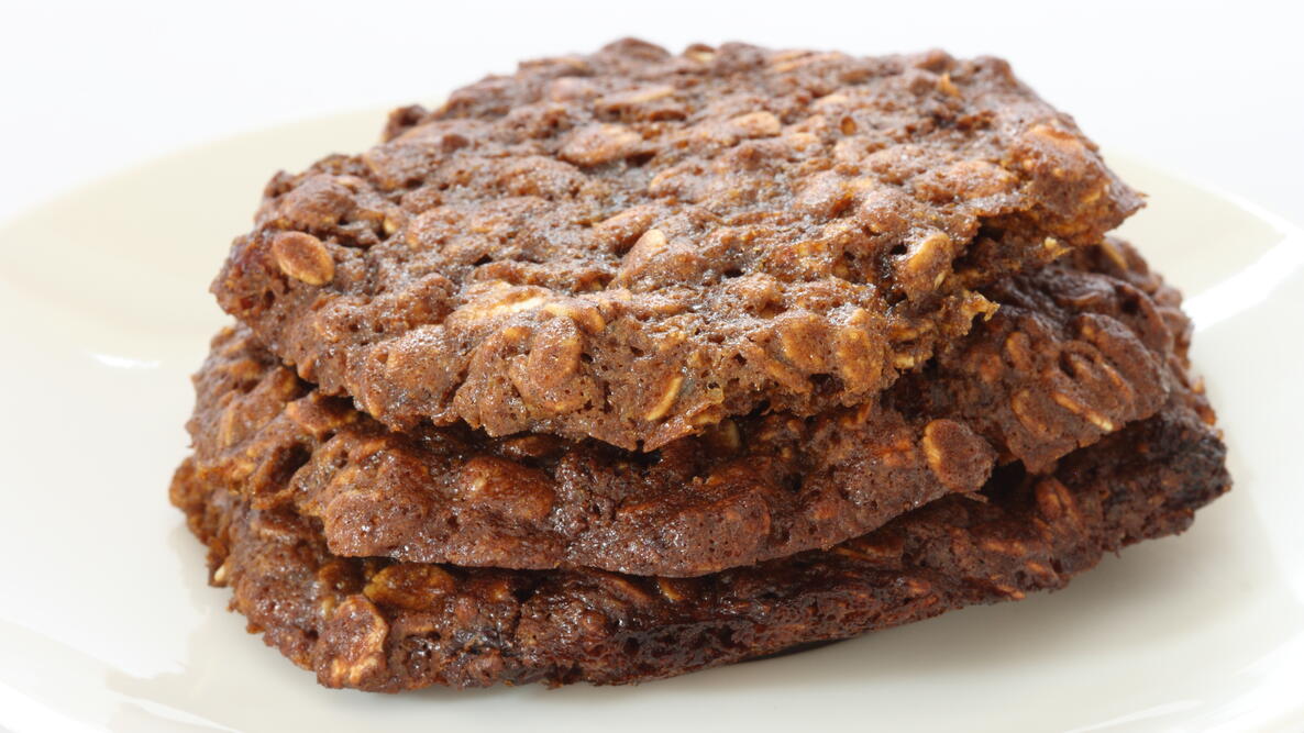 Chocolate Coffee Oatmeal Sugar Cookies