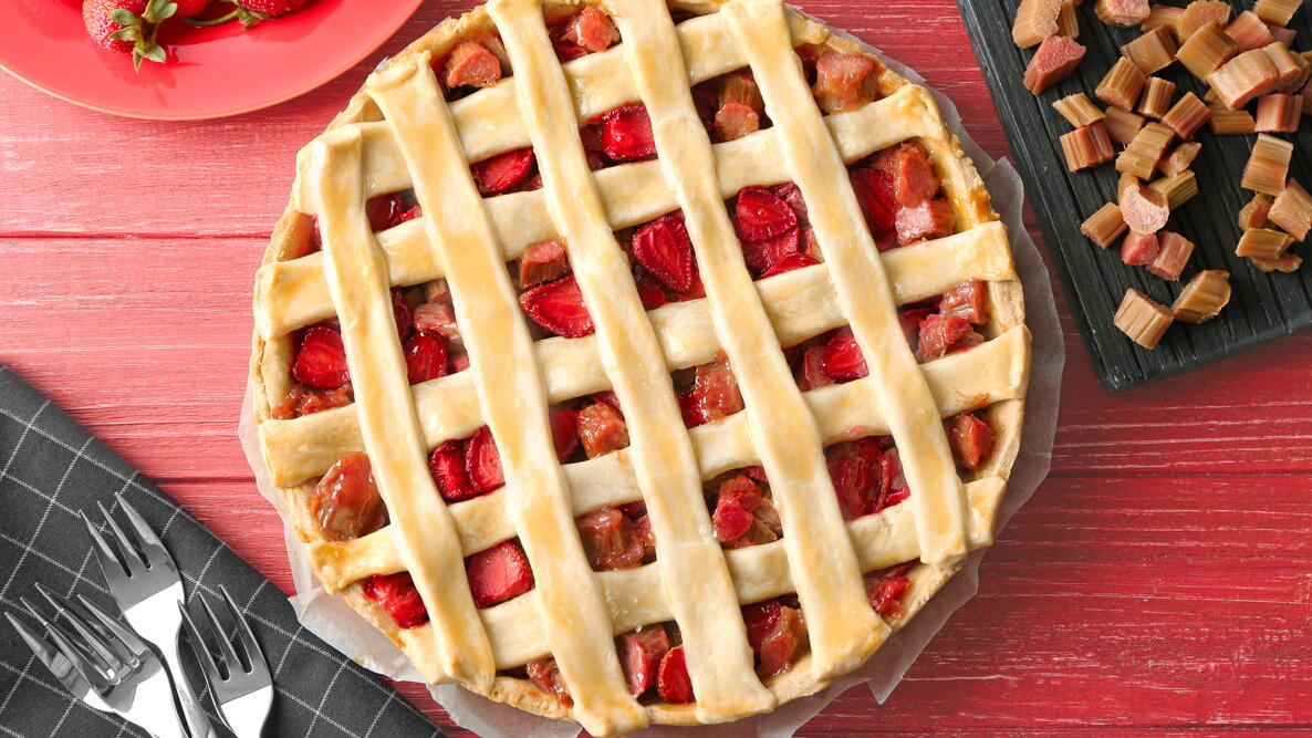 Strawberry-Rhubarb Pie