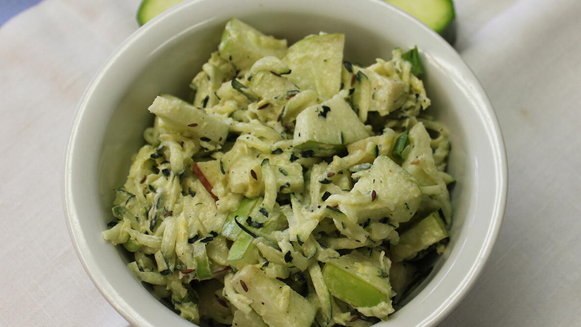 Apple Zucchini Slaw