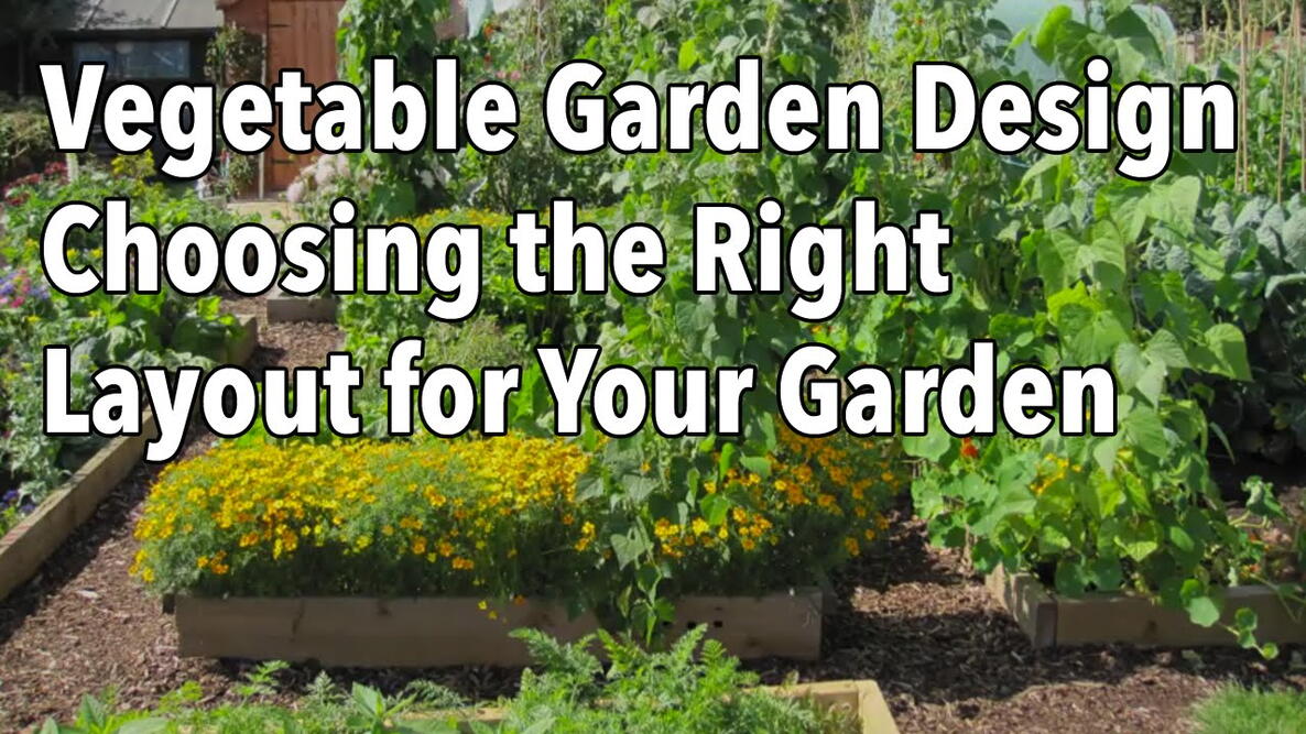 Embedded thumbnail for How to Lay Out a Vegetable Garden