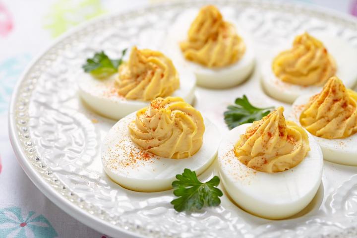 Classic Deviled Eggs. Photo by Elena Shashkina/Shutterstock.