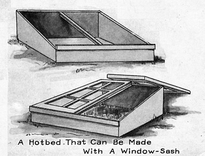Cold frames and hot beds