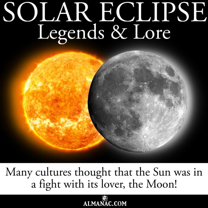 solar eclipse legends and lore moon fighting with the sun