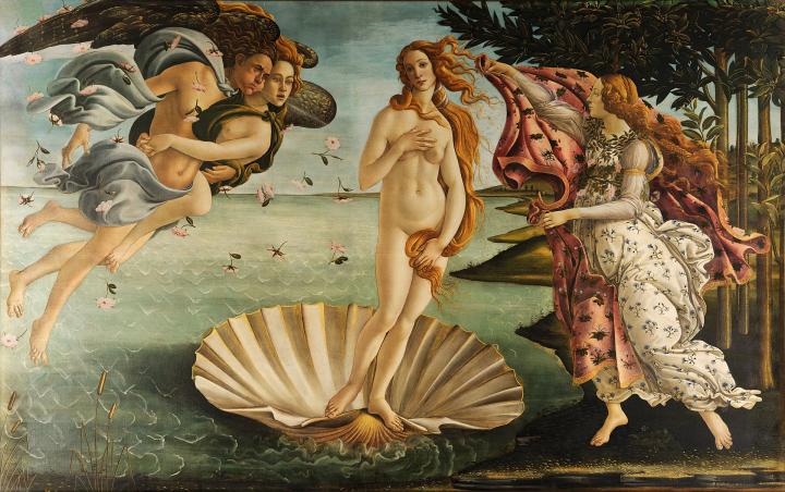 The Birth of Venus (c. 1484–1486), by Botticelli