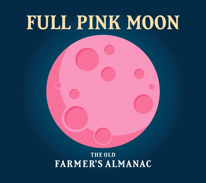 full pink moon of april