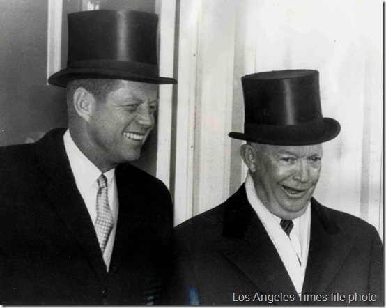 President-elect Kennedy and President Eisenhower
