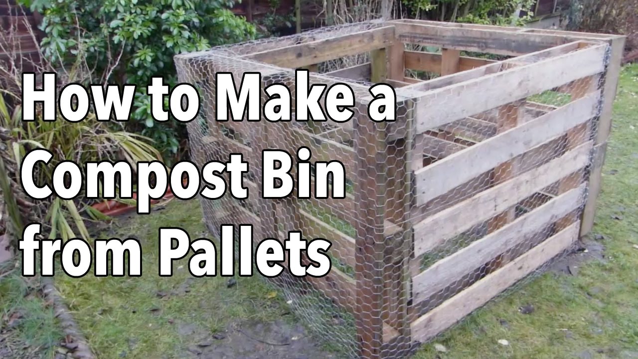 Embedded thumbnail for How to Make a Compost Bin From Pallets